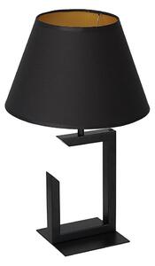 Lampada da tavolo 1xE27/60W/230V 45 cm nero/oro