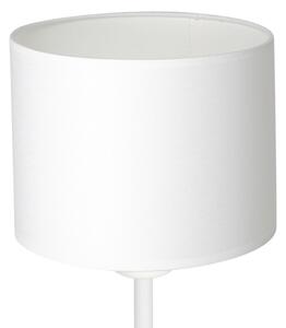 Lampada da tavolo ARDEN 1xE27/60W/230V diametro 18 cm bianco