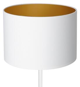 Lampada da tavolo ARDEN 1xE27/60W/230V diametro 25 cm bianco/oro