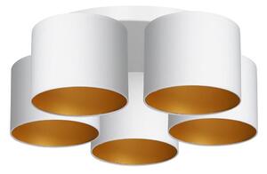 Lampadario a plafone ARDEN 5xE27/60W/230V bianco/oro