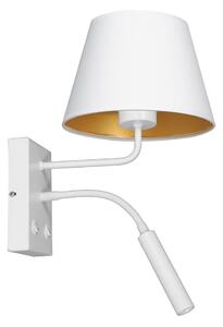 Applique ARDEN 1xE27/60W+1xG9/8W/230V bianco/oro