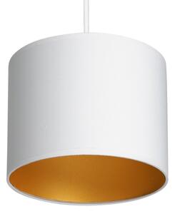 Lampadario a sospensione con filo ARDEN 1xE27/60W/230V diametro 18 cm bianco/oro