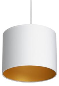 Lampadario a sospensione con filo ARDEN 3xE27/60W/230V bianco/oro