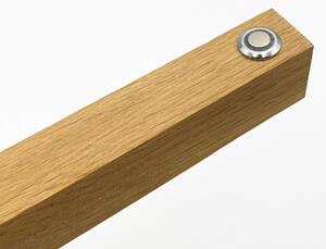 Lampadario LED a cavo VERDE LED/18W/230V 3000K 106 cm rovere