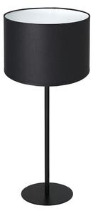 Lampada da tavolo ARDEN 1xE27/60W/230V diametro 25 cm nero/bianco