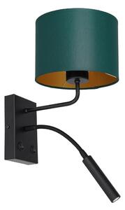 Applique ARDEN 1xE27/60W+1xG9/8W/230V verde/oro