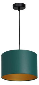 Lampadario a sospensione con filo ARDEN 1xE27/60W/230V diametro 25 cm verde/oro