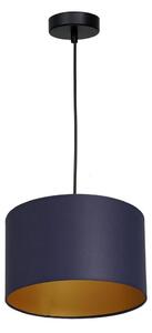 Lampadario a sospensione con filo ARDEN 1xE27/60W/230V diametro 25 cm viola/oro