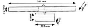 Brilagi - Lampada per quadri DANAE 2xE14/40W/230V dorata
