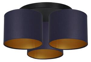 Lampadario a plafone ARDEN 3xE27/60W/230V viola/oro