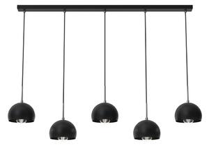 Lampadario su corda COOL 5xE27/60W/230V nero