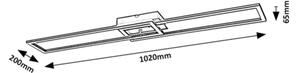 Rabalux 71004 - Plafoniera a LED dimmerabile NEFERTUM LED/38W/230V + telecomando