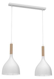 Lampadario a sospensione con filo NOAK WOOD 2xE27/60W/230V