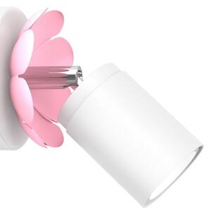 Faretto da parete FLOWER 1xGU10/8W/230V bianco