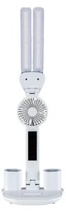 Rabalux 74030 - Lampada da tavolo LED dimmerabile con ventola NOVILO LED/7W/5V