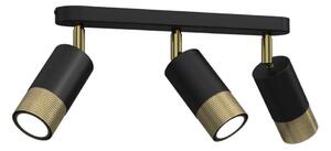 Faretto LINK 3xGU10/8W/230V nero/ottone