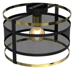 Lampadario a plafone RIM 1xE27/60W/230V nero/oro