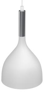 Lampadario a sospensione con filo NOAK 2xE27/15W/230V bianco/cromo