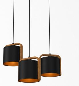 Lampadario su corda JONKO 3xE27/60W/230V