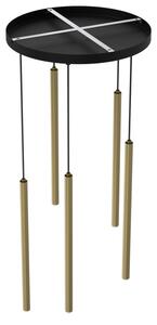 Lampadario a sospensione su cavo YORU 8xG9/8W/230V in ottone