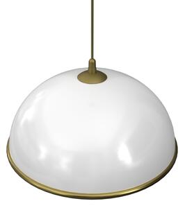 Lampadario a sospensione con filo KITCHEN 1xE27/15W/230V bianco/oro
