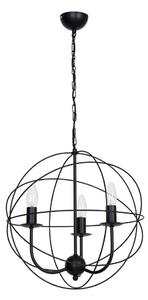 Lampadario GLOBE 3 3xE14/60W nero