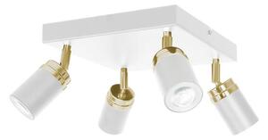 Faretto RENO 4xGU10/8W/230V bianco/oro