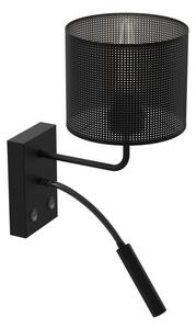 Applique LOFT SHADE 1xE27/60W+1xG9/8W/230V nero