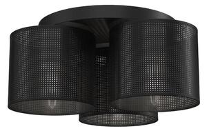 Lampadario a plafone LOFT SHADE 3xE27/60W/230V nero