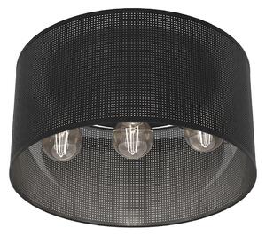 Lampadario a plafone LOFT SHADE 3xE27/60W/230V nero