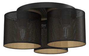 Lampadario a plafone LOFT SHADE 3xE27/60W/230V nero/oro