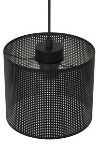 Lampadario a sospensione con filo LOFT SHADE 3xE27/60W/230V nero