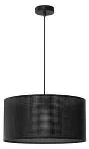Lampadario a sospensione con filo LOFT SHADE 1xE27/60W/230V diametro 40 cm nero