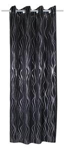 Tenda nera 135x245 cm Waves – Sehlbach