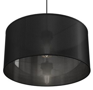 Lampadario a sospensione con filo LOFT SHADE 1xE27/60W/230V diametro 40 cm nero
