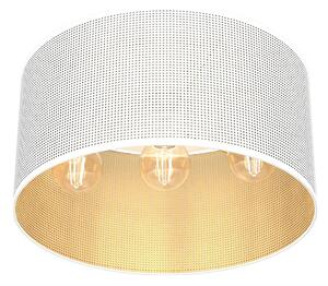 Lampadario a plafone LOFT SHADE 3xE27/60W/230V bianco/oro