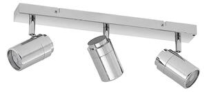 Lindby Remilan spot soffitto, cromo, lungo