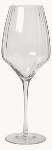Set di 2 bicchieri da vino rosso in vetro soffiato Sandvig