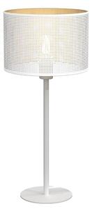 Lampada da tavolo LOFT SHADE 1xE27/60W/230V diametro 25 cm bianco/oro