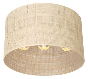 Lampadario a plafone RATTAN 3xE27/60W/230V rattan