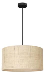 Lampadario a sospensione con filo RATTAN 1xE27/60W/230V diametro 40 cm rattan