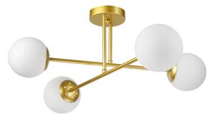 Brilagi - Lampadario a plafone MALIVA 4xE14/15W/230V oro/bianco