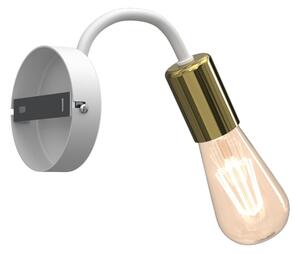 Lampada da parete DOW 1xE27/60W/230V bianco/oro