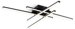 Brilagi - Plafoniera a LED STRIPES LED/37W/230V nera