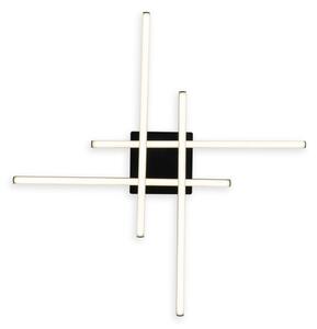 Brilagi - Plafoniera a LED STRIPES LED/37W/230V nera