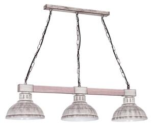 Lampadario a sospensione con catena HAKON 3xE27/60W/230V chiaro