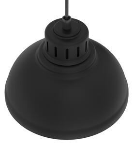 Lampadario a sospensione con filo SVEN 2xE27/15W/230V nero