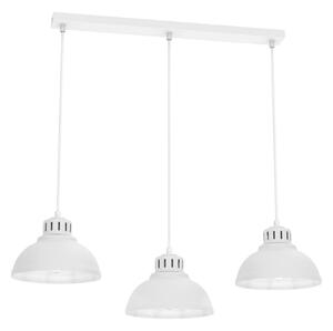 Lampadario a sospensione con filo SVEN 3xE27/15W/230V bianco