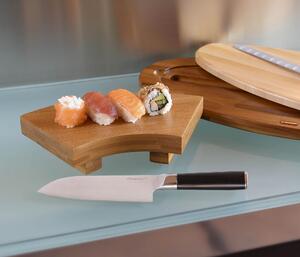 Set Sushi con Coltello Santoku e Tagliere in Bamboo Alexander