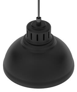 Lampadario a sospensione con filo SVEN 3xE27/15W/230V nero